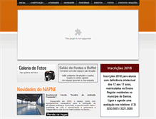 Tablet Screenshot of napne-vidasespeciais.com